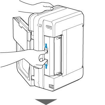 Removing Jammed Paper from Rear Side - PIXMA TR4720 / TR4723 / TR4725