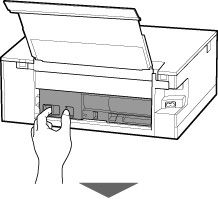 Removing Jammed Paper from the Rear Side - TS8320