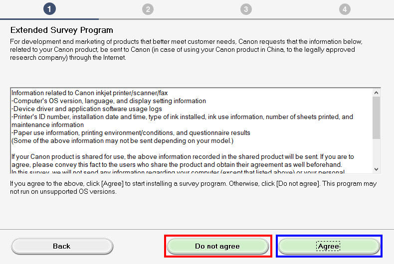Setting up the Printer for use on a Wired LAN - Establishing connection ...