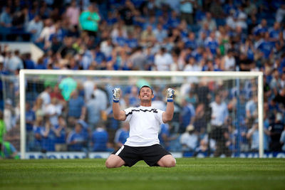 goalkeeper celebrating