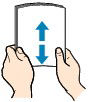 Flatten any curled paper