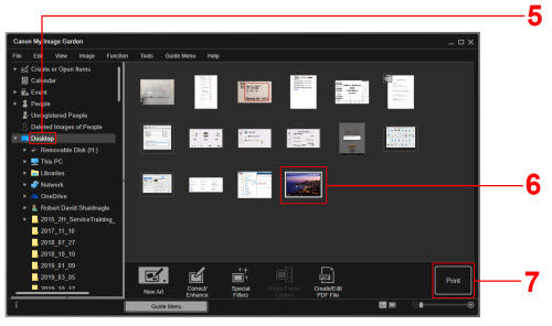 Print Photos Using My Image Garden Software - PIXMA MX922