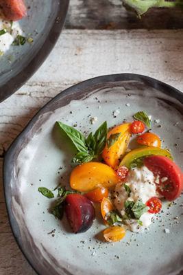 Vegetables on a plate