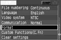 Format the memory card in the EOS 20D and try again.