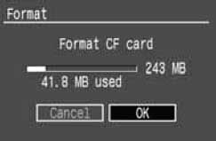 Format the memory card in the EOS 20D and try again.