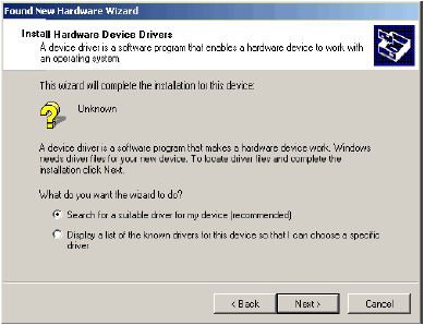 Installing the Printer Driver for Win 2000 Plug and Play