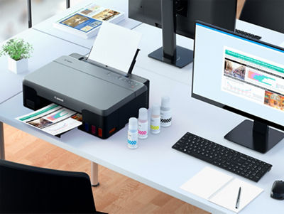 Canon PIXMA G1220 MegaTank Printer - Lifestyle