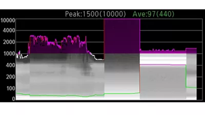 Frame Luminance Graph
