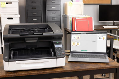 Canon Scanner on an Office Table