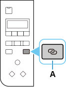 Hold the wireless connect button (A) for about three seconds