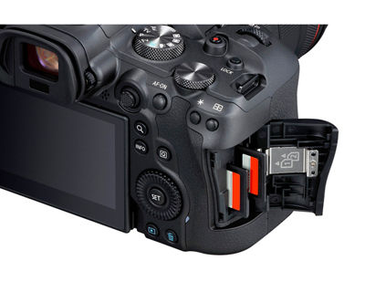 Canon EOS R6 Full-Frame Mirrorless Camera - Memory Card Slots