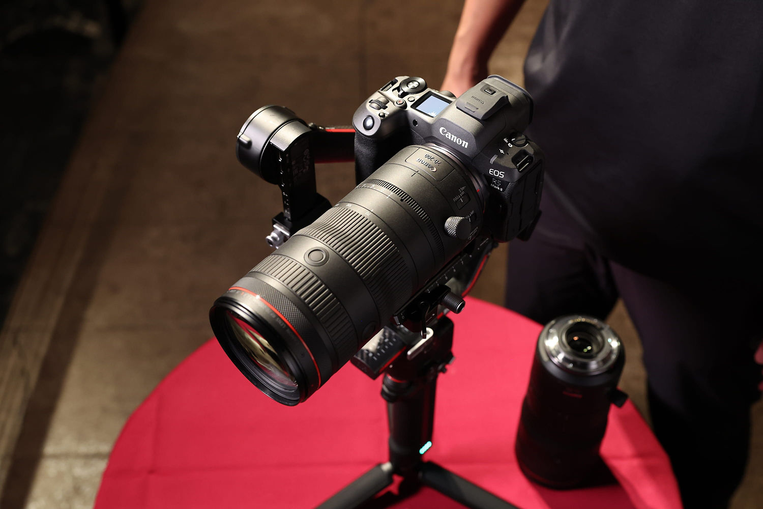 Person Using Cinema Camera
