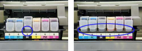 Replace empty or incorrect ink tank(s) i950 / i960 / i900D