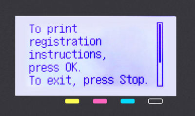 Print instructions page