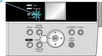 Selecting [Sheet] as the Paper Source.