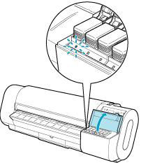 Replacing ink tanks (iPF710)