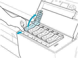 Replacing ink tanks (iPF710)