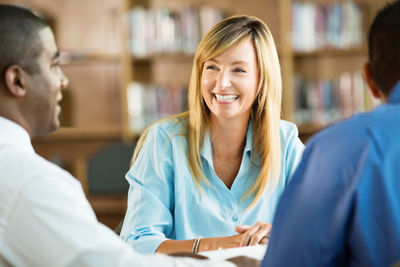 Image of business workers meeting 