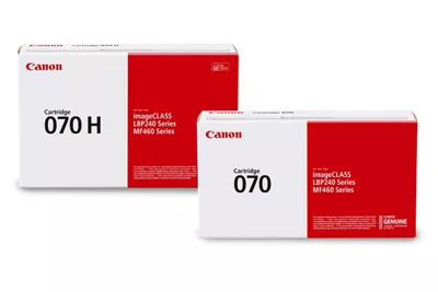 Canon Genuine Toner 070 and 070 H Side By Side