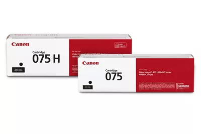 Canon Genuine Toner 075 and 075 H Side By Side