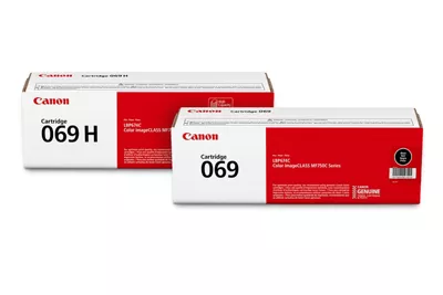 Canon Genuine Toner 069 and 069 H Side By Side