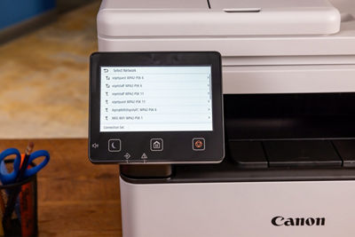 Person Using Touchscreen on imageCLASS MF462dw II