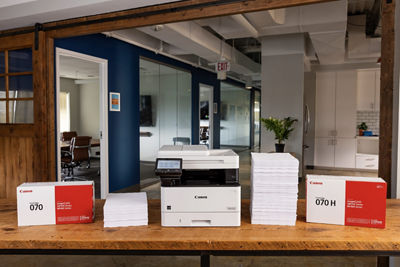 imageCLASS MF462dw II Next to Toner Boxes