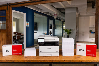 imageCLASS MF465dw II Next to Toner Boxes