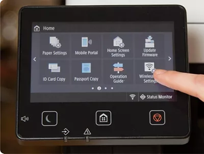 imageCLASS MF653Cdw - WiFi Setup Step 1