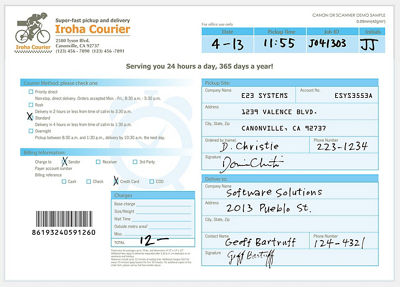 Form Being Submitted