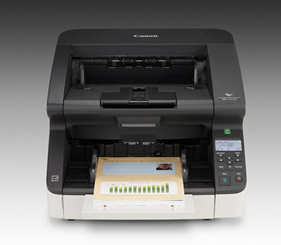 Front view with scan