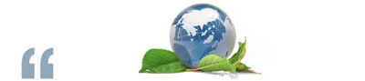 globe with quote top