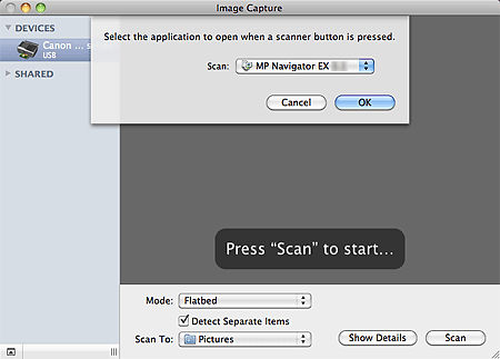 Install the MP Navigator EX x.x Opener/CanoScan Toolbox 5.0 Install the MP Navigator EX x.x Opener/CanoScan Toolbox 5.0