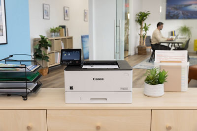 imageCLASS LBP247dw on a Office Cabinet