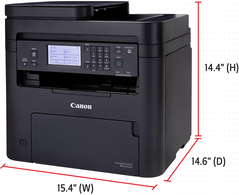 Canon imageCLASS MF275dw Wireless All-In-One Monochrome Laser Printer