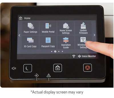 imageCLASS MF652Cw - WiFi Setup - Step 1
