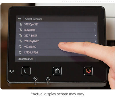 imageCLASS MF652Cw - WiFi Setup - Step 2