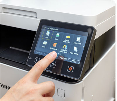 imageCLASS MF652Cw - Using the Touchscreen