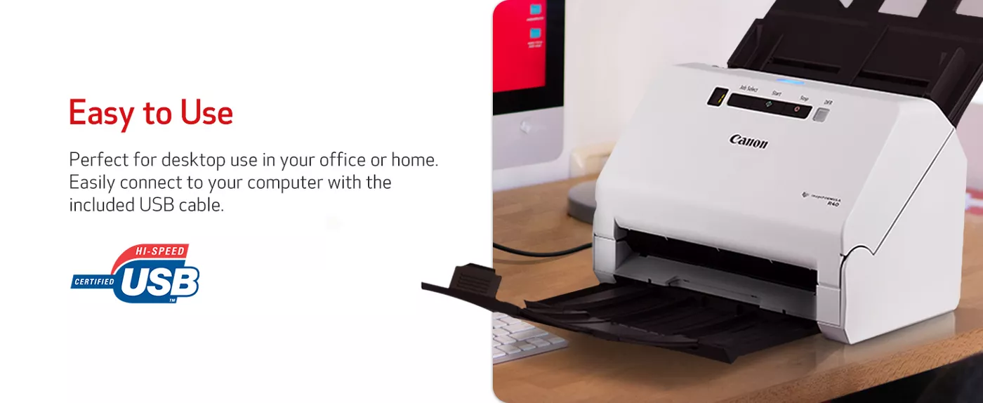 Scanner Canon imageFORMULA R40 Type Desktop Type Sheet Fed - ATEHNO