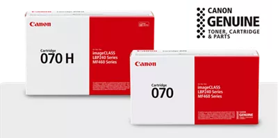 imageCLASS LBP246dw - Toner 070 and 070 H Side by Side