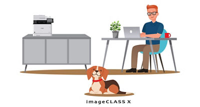 imageCLASS X man dog