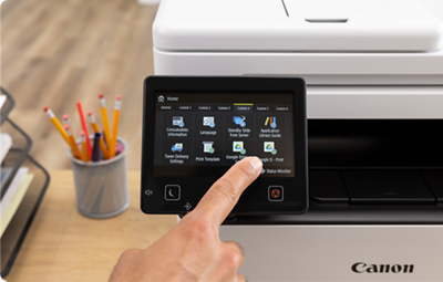 imageCLASS MF465dw - Person Using Touch Screen