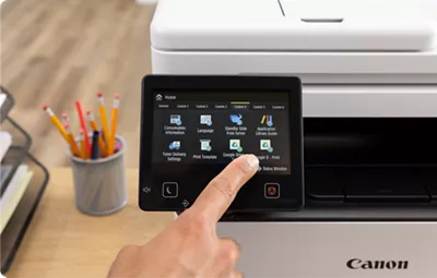 imageCLASS MF465dw - Person Using Touch Screen