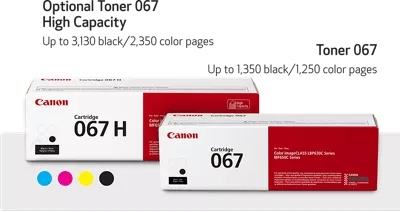 imageCLASS MF656Cdw - Toner 067 High Capacity and Toner 067