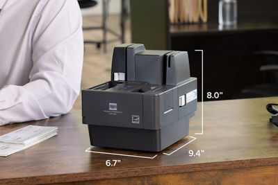 imageFORMULA CR-120 - 3 Quarter View with Dimensions
