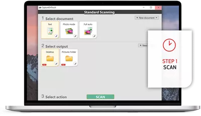 imageFORMULA DR-M140II - Step 1 Scanning