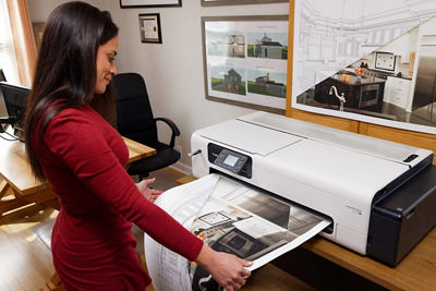 Person Using the imagePROGRAF TC-21M