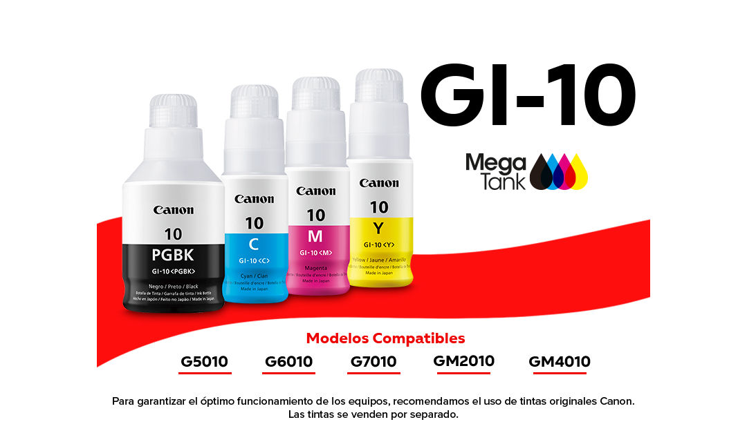 Botella de Tinta GI-10 Amarillo