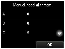 Aligning the Print Head Manually - MB2720 / MB5420