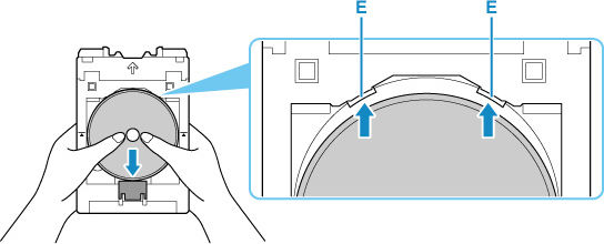 Placing a Printable Disc - PRO-300